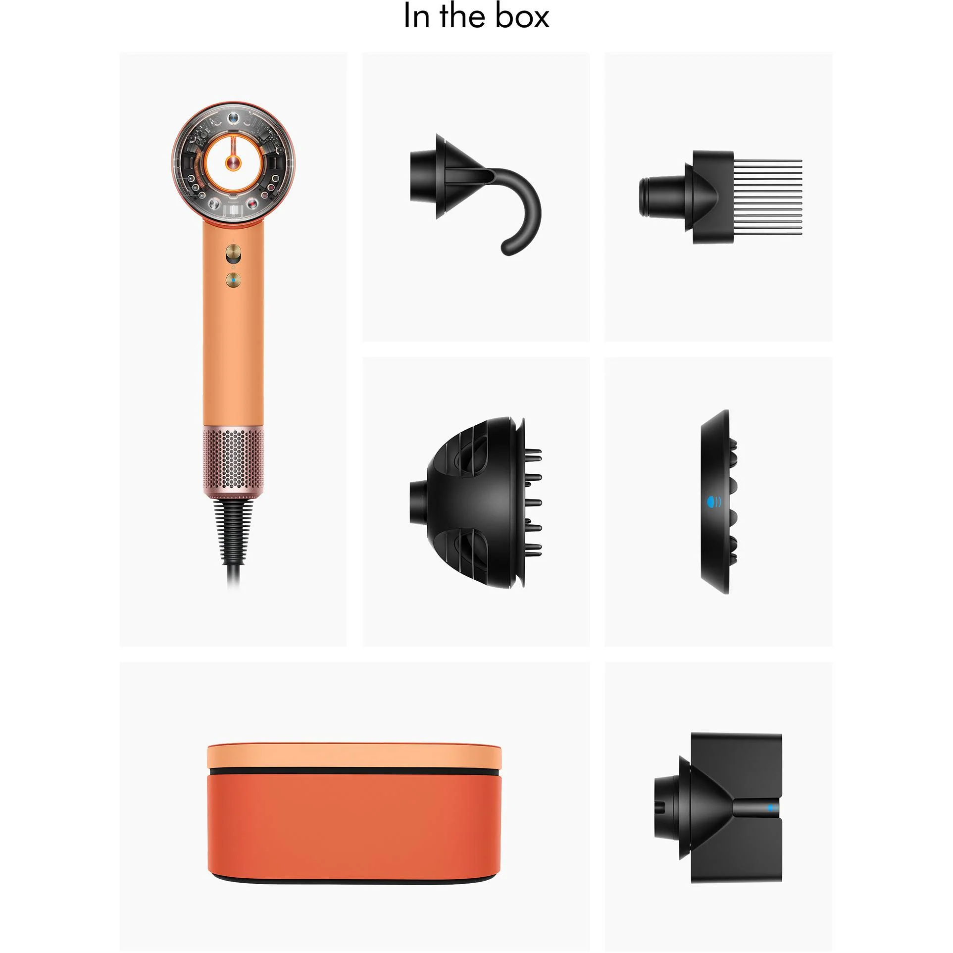 Dyson Supersonic Nural™ Intelligent Hair Dryer (Ceramic Apricot / Topaz) - Image 8