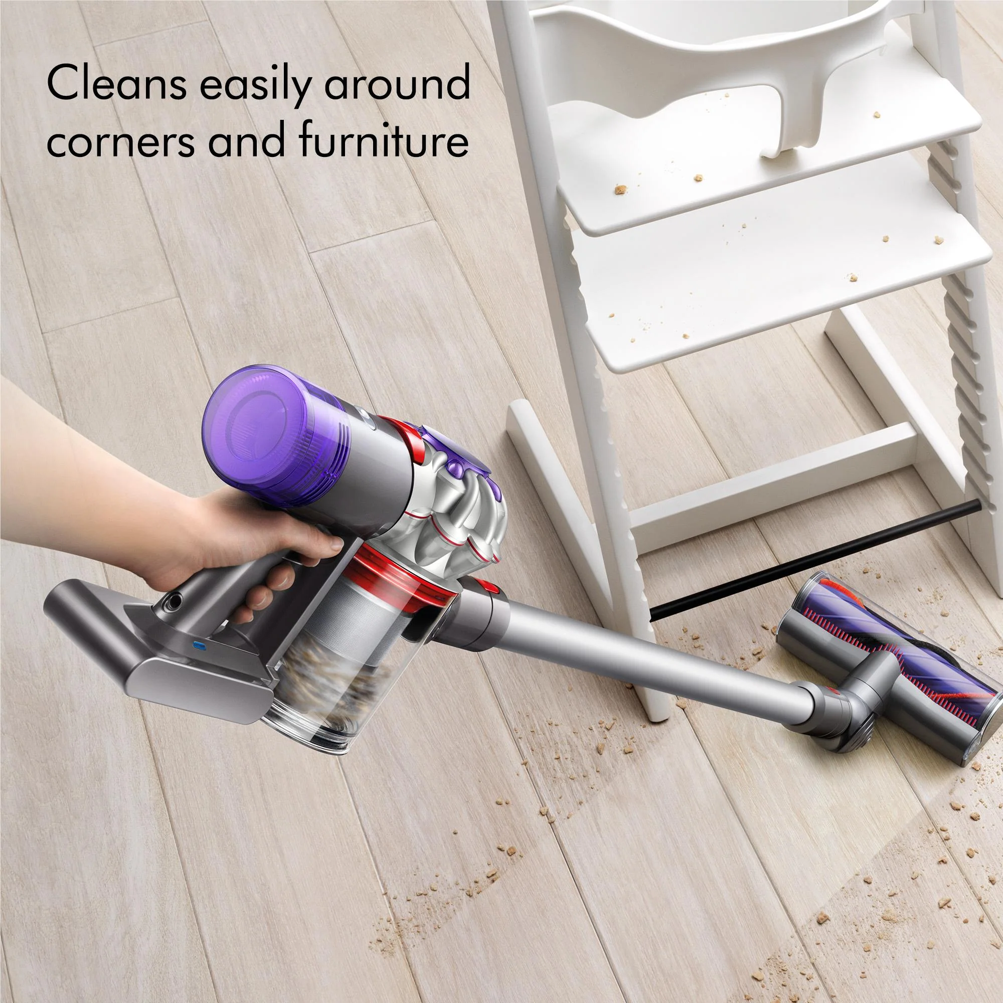 Dyson V8 Advanced + Car Cleaning Kit - Image 6