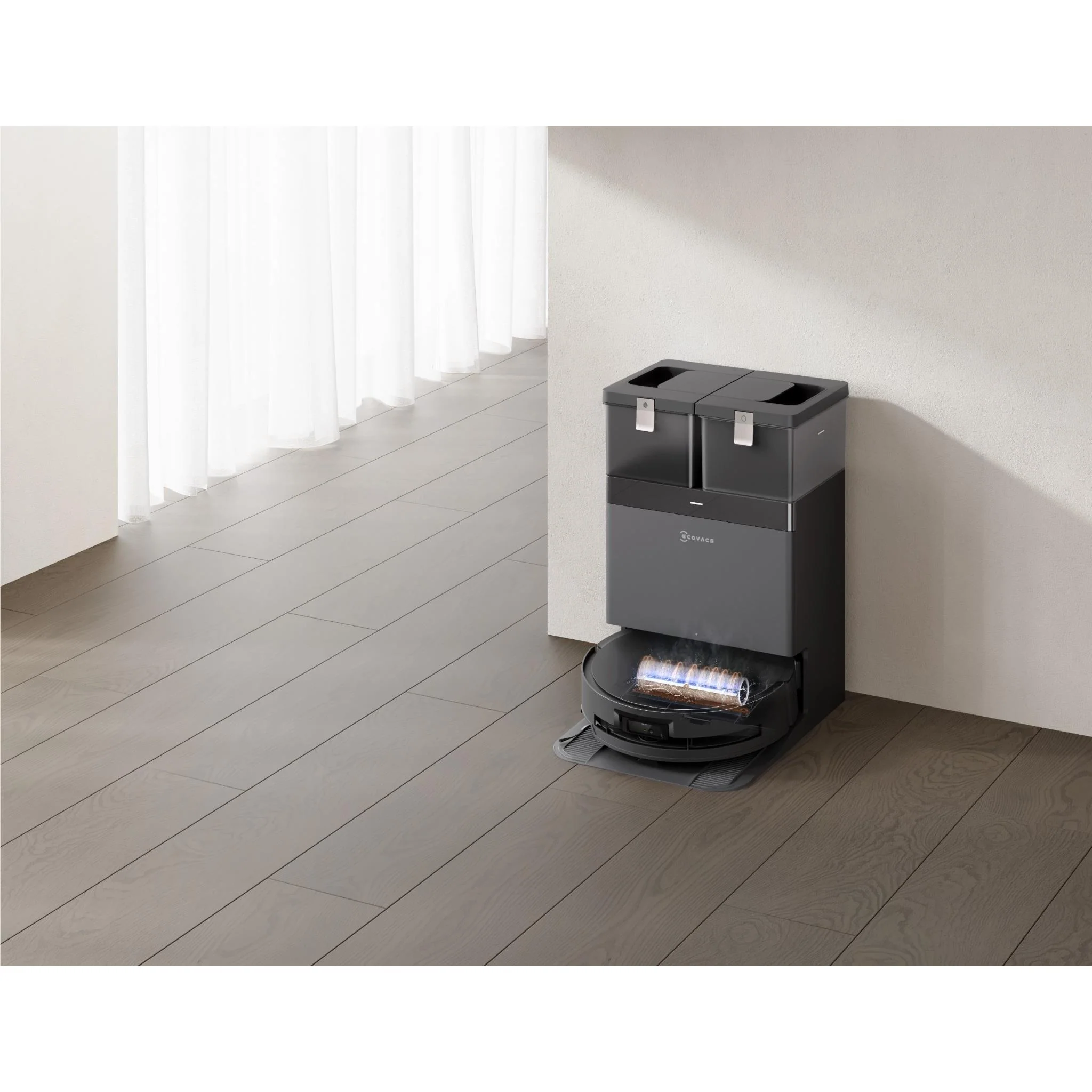 ECOVACS DEEBOT X8 Pro Omni Robotic Vacuum Cleaner (Black) - Image 7