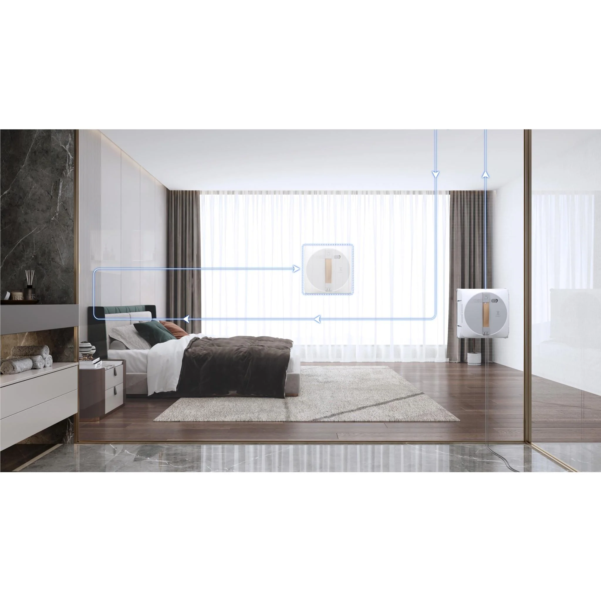 ECOVACS Winbot W1 Pro Robotic Window Cleaner - Image 8