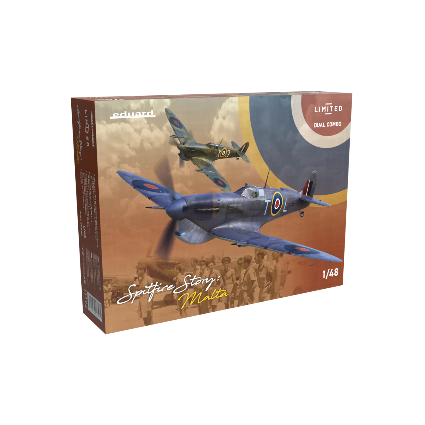 Eduard 1/48 Spitfire Story: Malta Dual Combo Plastic Model Kit