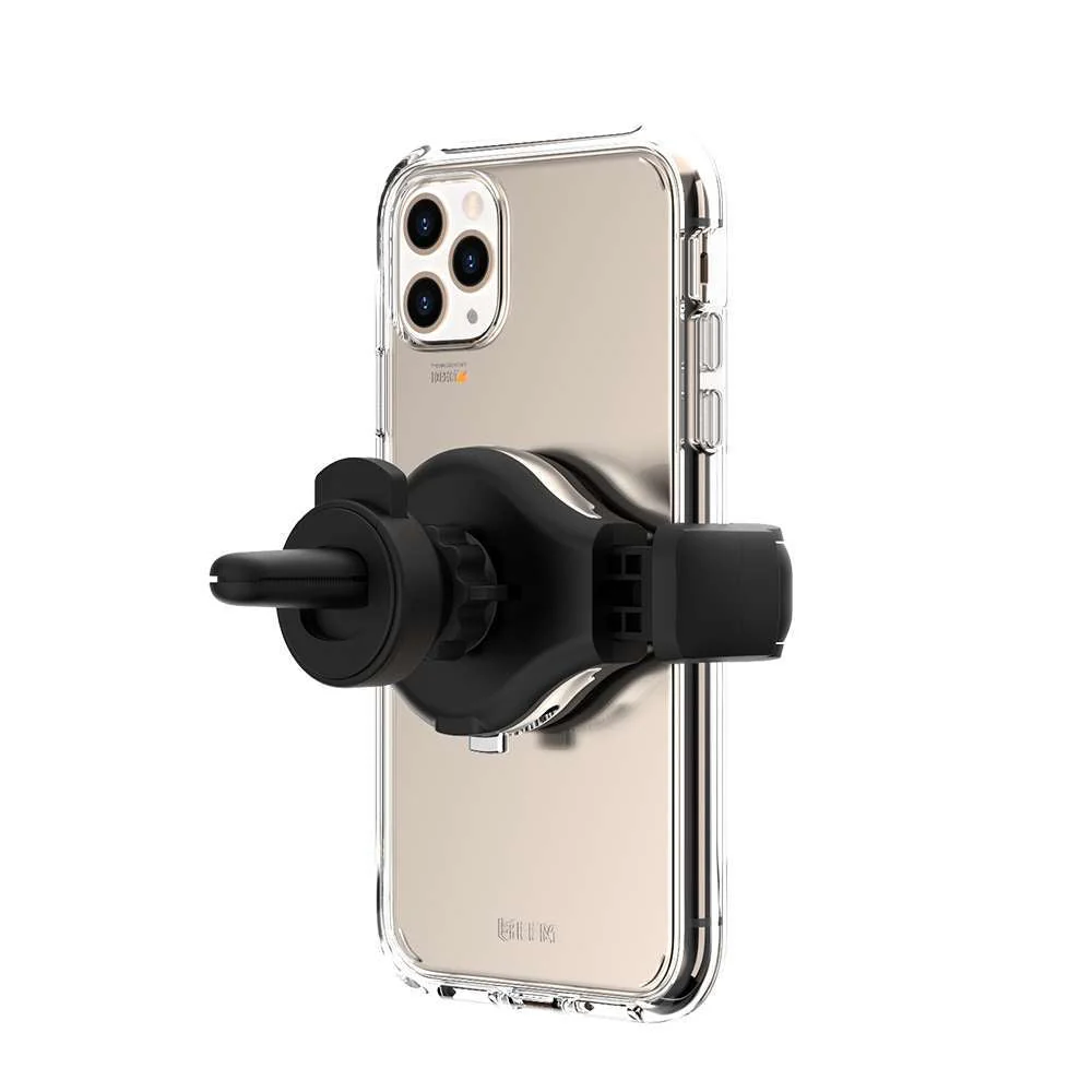 EFM 15W Vent Mount Wireless Charger with 18W Plug in Car Charger (Graphite) - Image 5