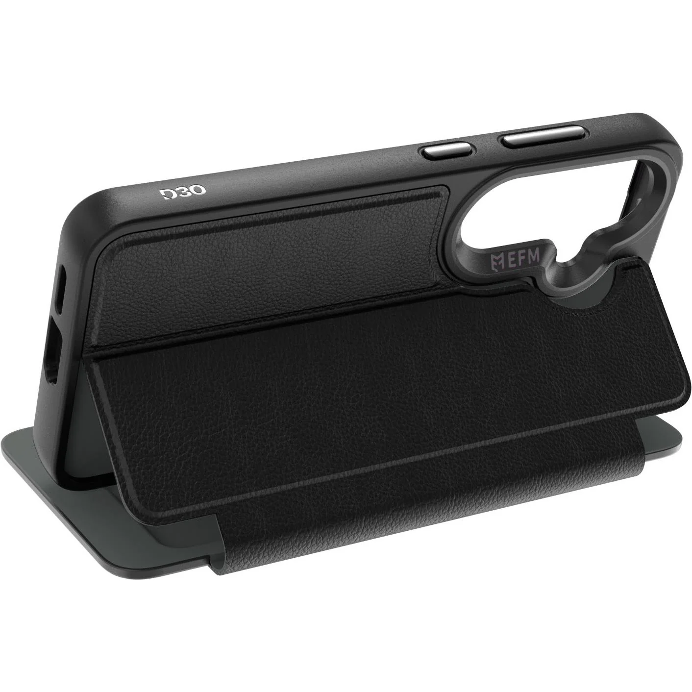 EFM Monaco Wallet Case with D3O Zero for Galaxy S26 (Black) - Image 2