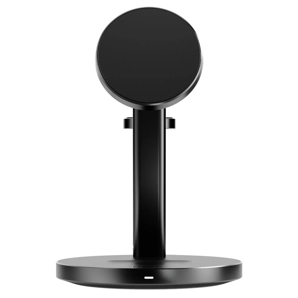 EFM Qi2 Trio Wireless Charge Stand with 30W Power Supply and 1.2M Cable (Black) - Image 3