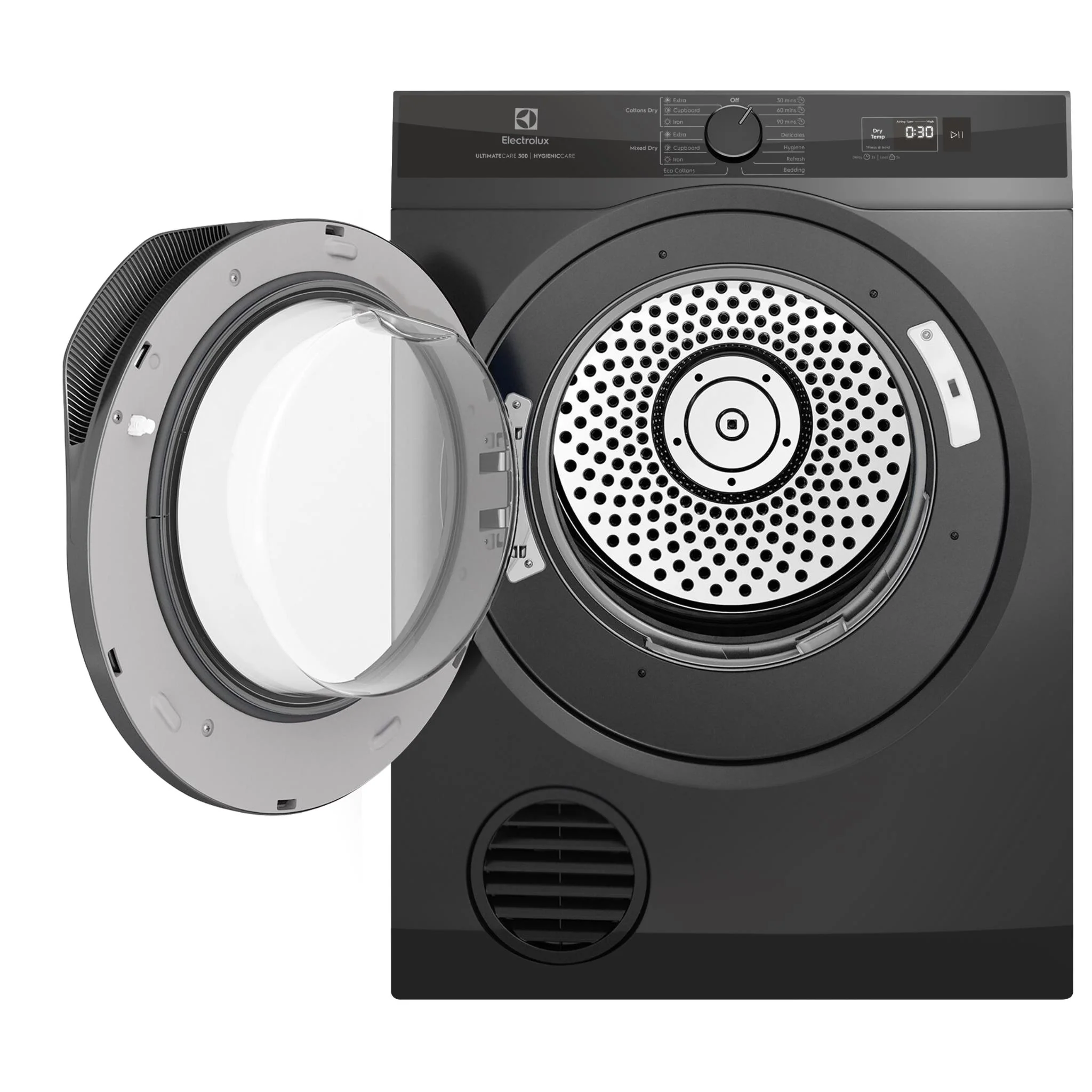 Electrolux EDV705N3SC UltimateCare 7kg Vented Clothes Dryer (Dark Silver) - Image 2