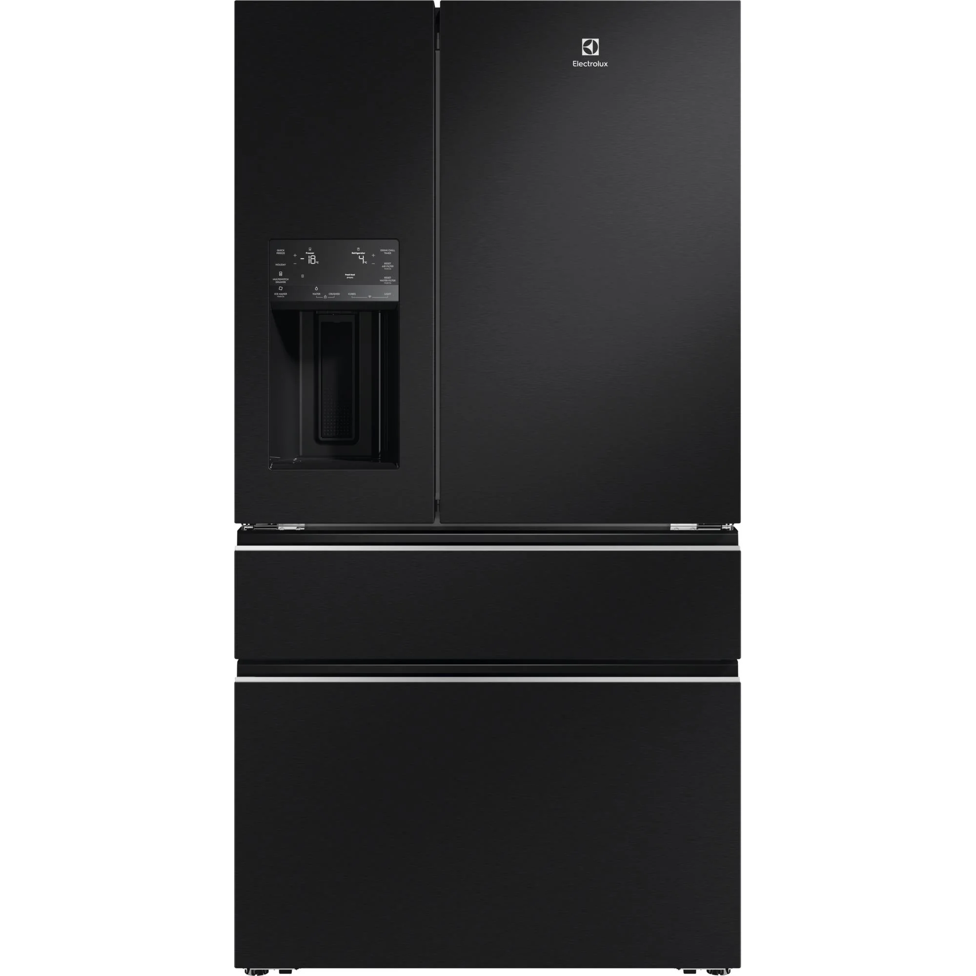 Electrolux EHE6191BB 609L UltimateTaste 900 French door fridge (Matte Black)