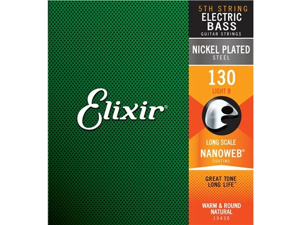 Elixir #15430 Bass Guitar Nanoweb Coating 0.130 L Single String - Image 2