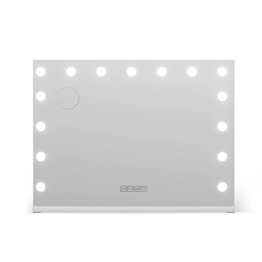 Embellir Bluetooth Makeup Mirror 80x58cm Hollywood Vanity with LED Light Wall - Image 4
