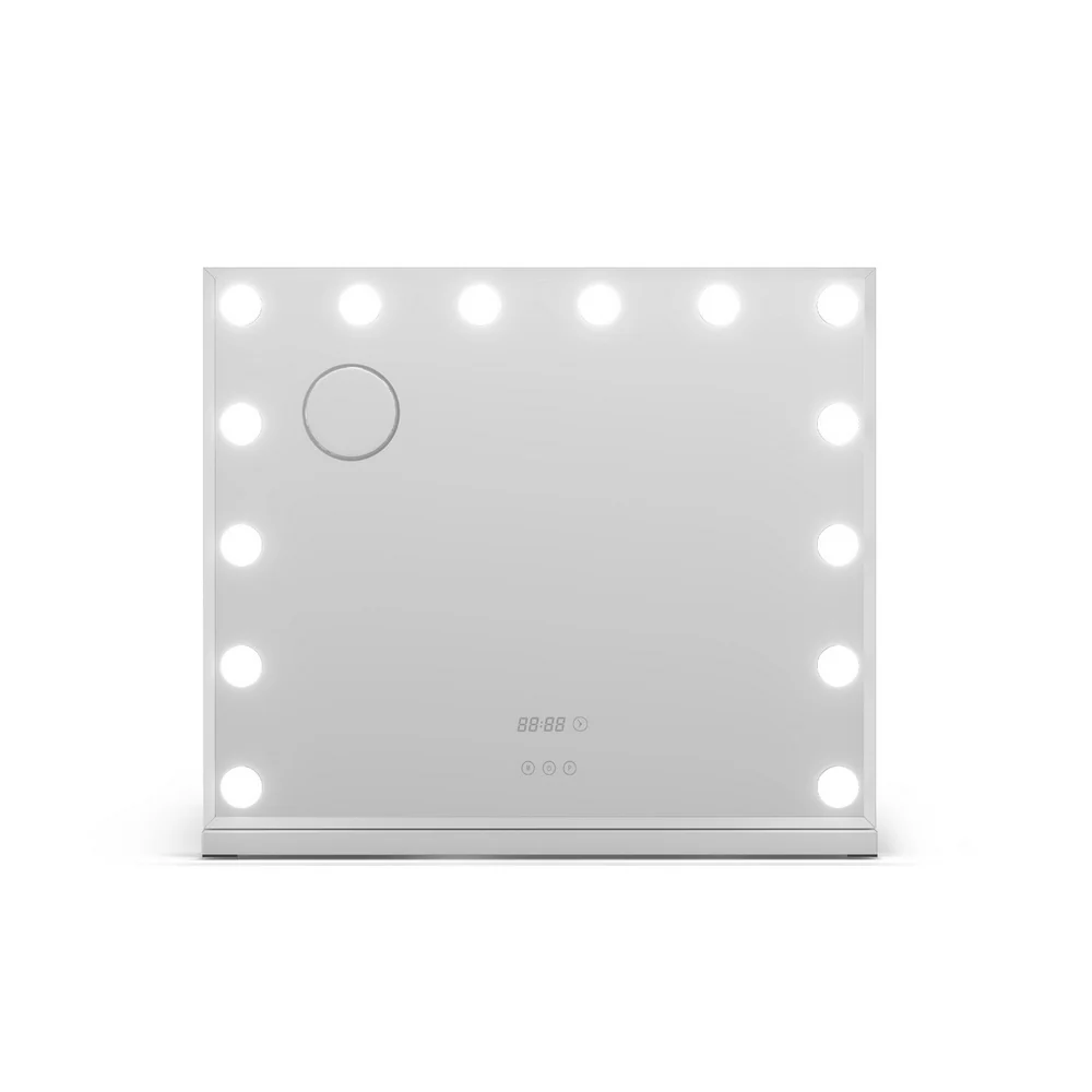 Embellir Makeup Mirror 60x52cm Hollywood Vanity with LED Light Tabletop White - Image 4