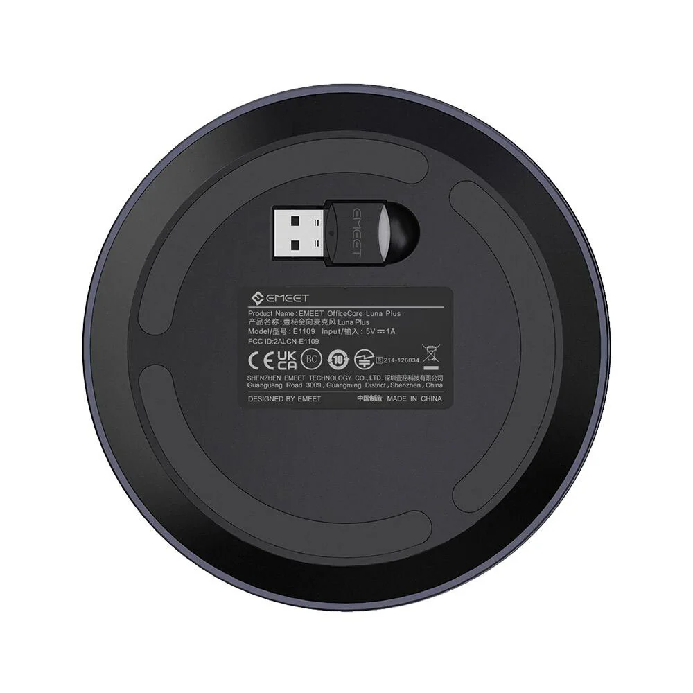 eMeet OfficeCore Luna Plus Bluetooth Speakerphone with Extension Mic - Image 5