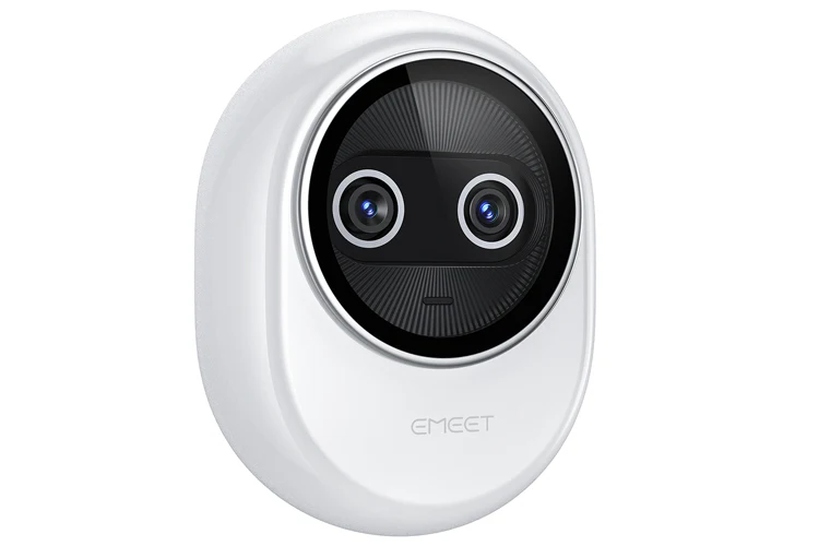 eMeet Piko+ Dual-Camera AI-Powered 4K Webcam White - Image 2
