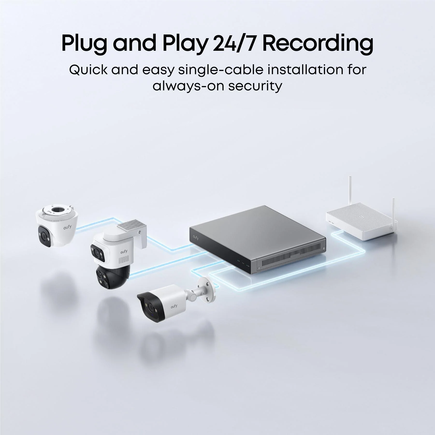 eufy E40 NVR POE Bullet Add-on Security Camera - Image 9