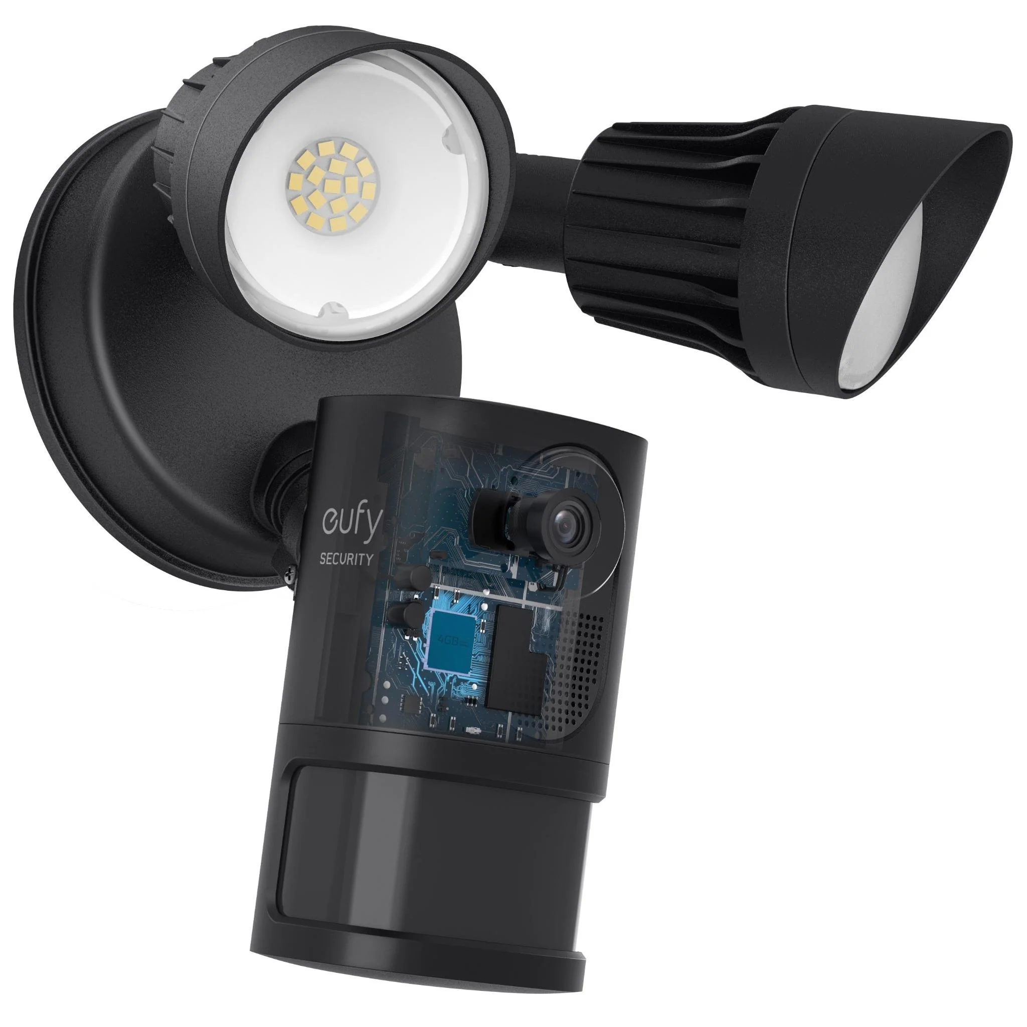 eufy Security Floodlight Cam E 2K (Black) [Wired] - Image 2
