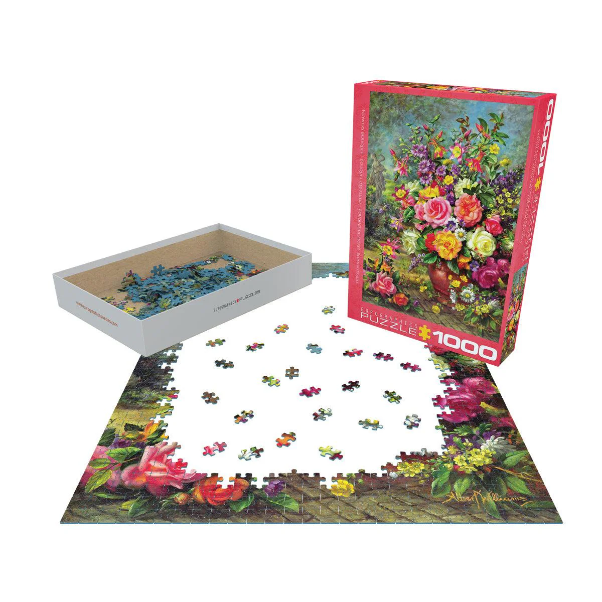 Eurographics 1000pc Flower Bouquet Puzzle - Image 3