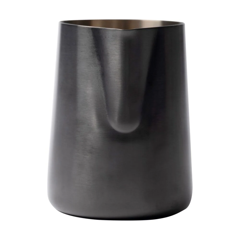 Euroline Stainless Steel PVD Milk Jug for Frothing Coffee Making 600ml (Black) - Image 2