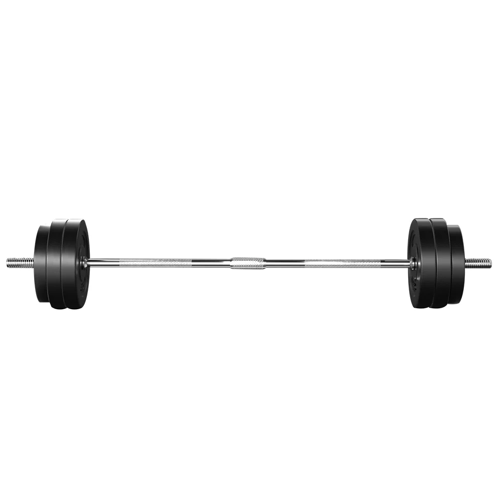 Everfit 58kg Barbell Set Weight Plates Bar Lifting Bench 168cm - Image 4