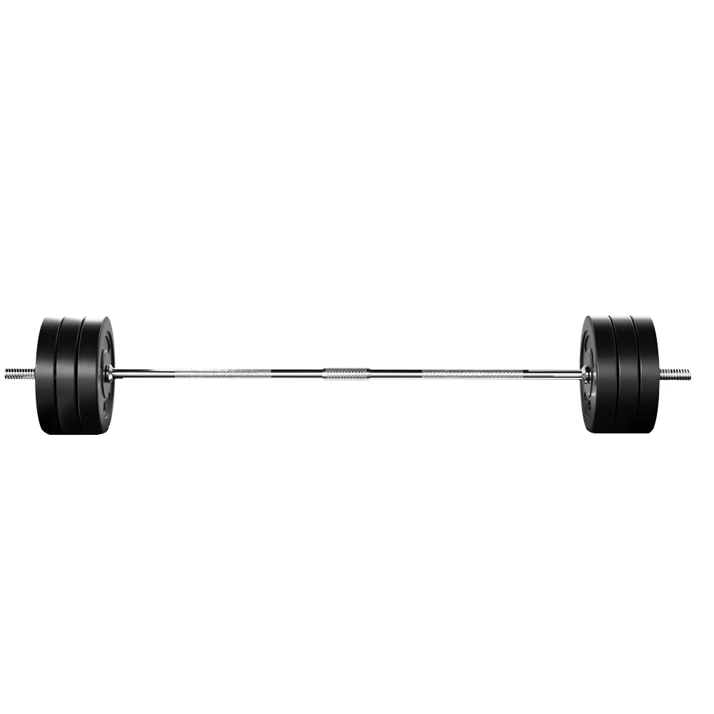 Everfit 68kg Barbell Set Weight Plates Bar Lifting Bench 168cm - Image 4