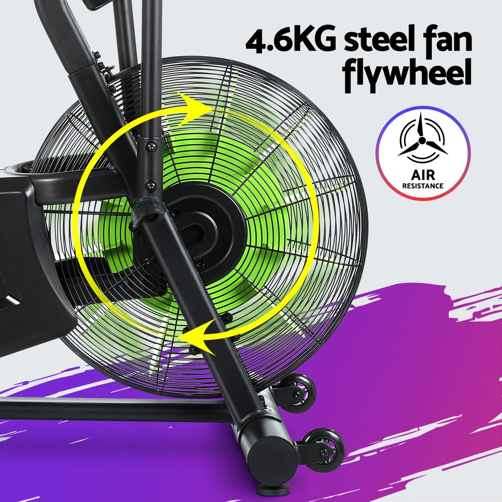 Everfit Air Bike Dual Action Exercise Bike Fitness Home Gym Cardio - Image 5