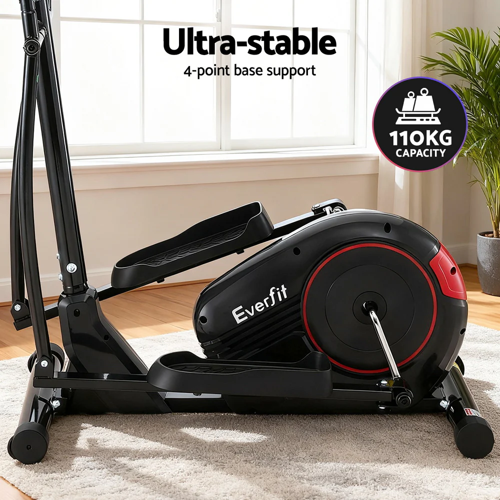 Everfit Exercise Bike Elliptical Cross Trainer Home Gym Fitness Machine LCD - Image 6