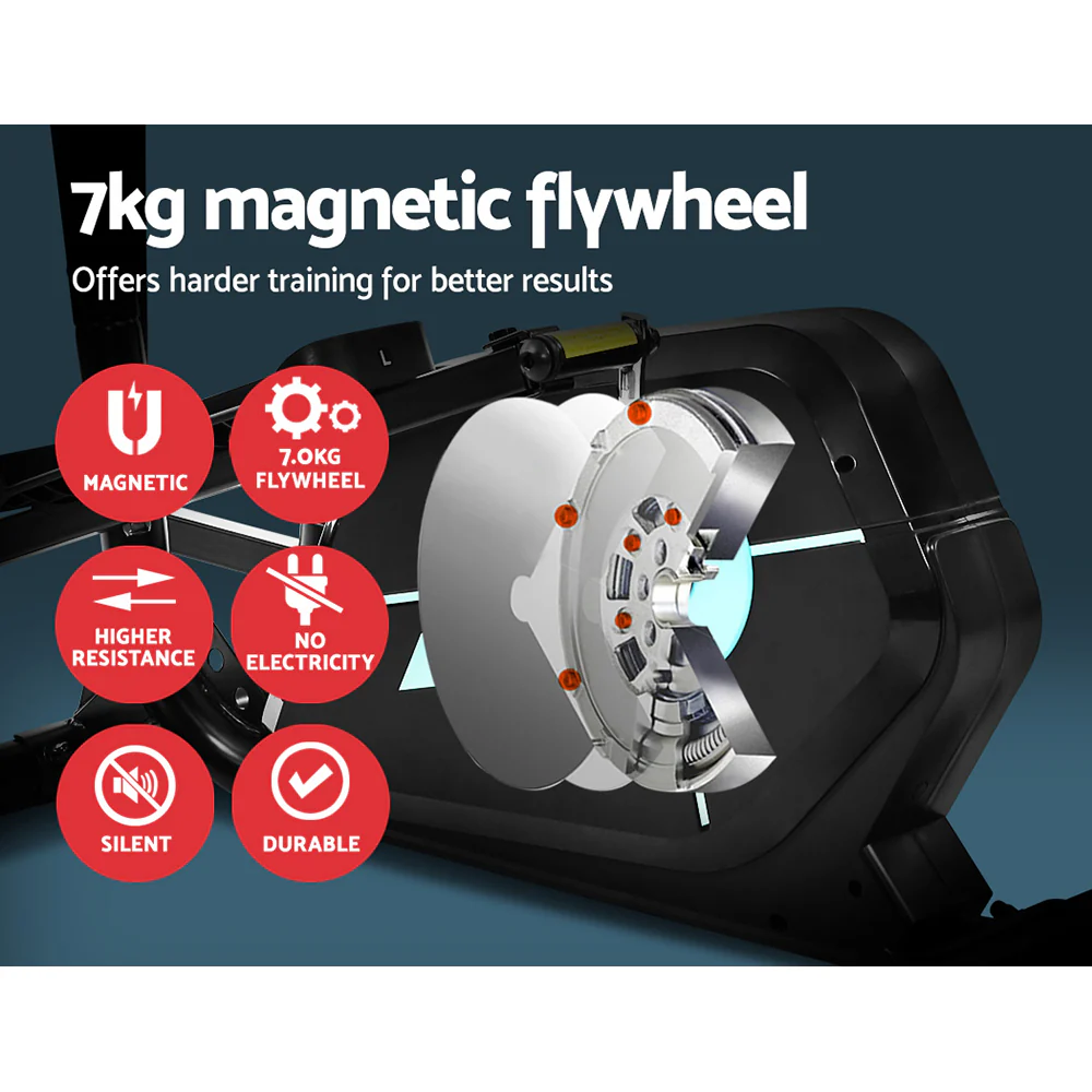 Everfit Exercise Bike Elliptical Cross Trainer Home Gym Fitness Machine Magnetic - Image 5