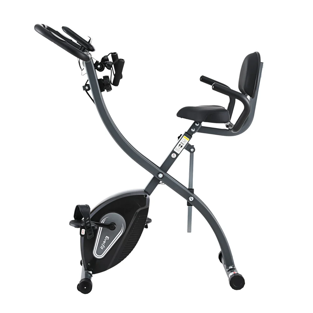 Everfit Folding Exercise Bike Magnetic X-Bike Aerobic Trainer Indoor Cycling - Image 4