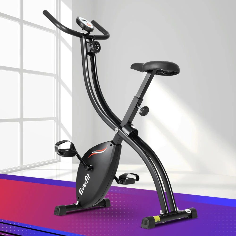 Everfit Folding Exercise Bike Magnetic X-Bike Bicycle Indoor Cycling Cardio - Image 2