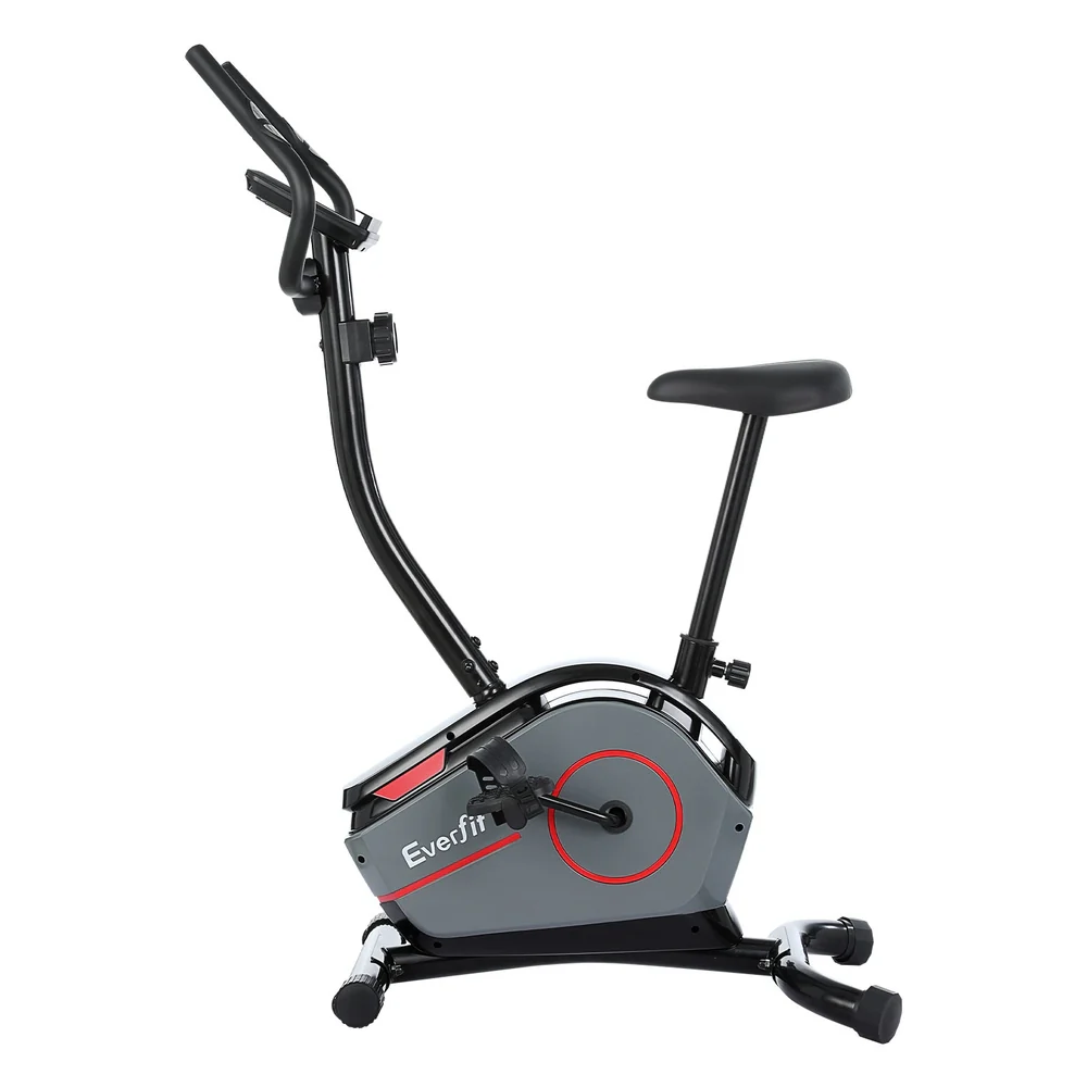 Everfit Magnetic Exercise Bike 8 Levels Upright Bike Fitness Home Gym Cardio - Image 4