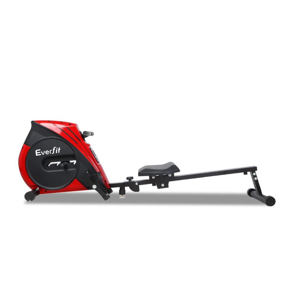 Everfit Rowing Machine Rower Elastic Rope Resistance Fitness Home Cardio (Red) - Image 3