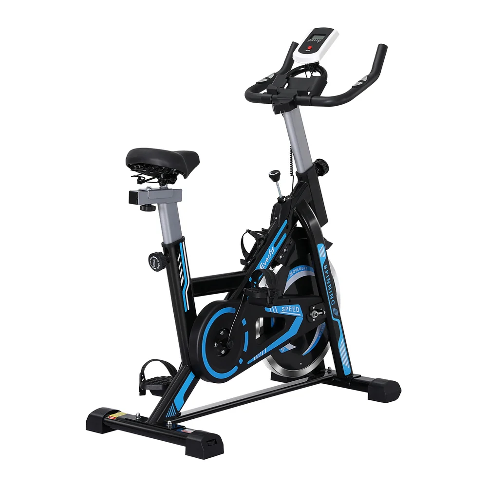 Everfit Spin Bike Exercise Bike 13KG Flywheel Fitness 150kg capacity - Image 4