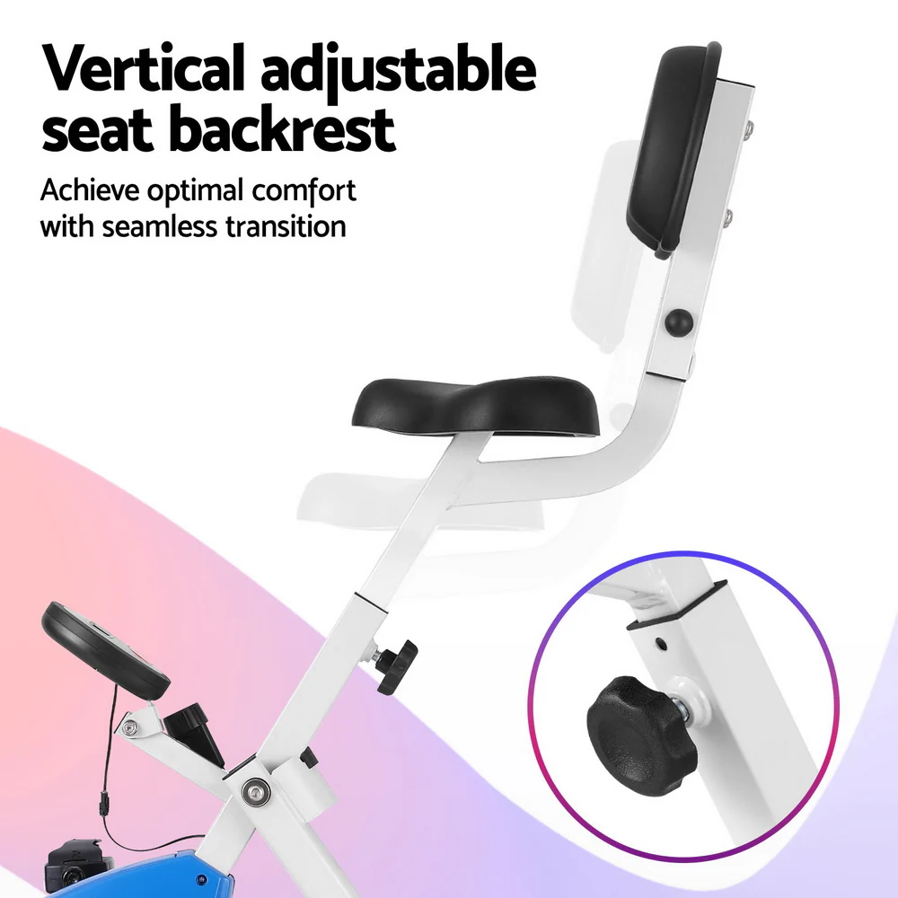 Everfit Under Desk Exercise Bike Magnetic Resistance X-bike Workouts 100kg Capacity - Image 8