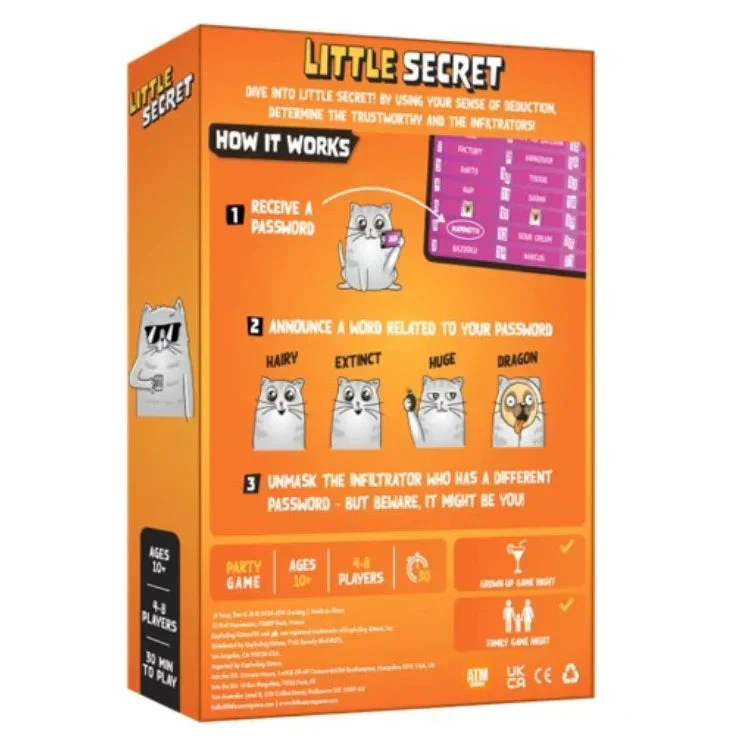 Exploding Kittens Little Secret Party Game - Image 3