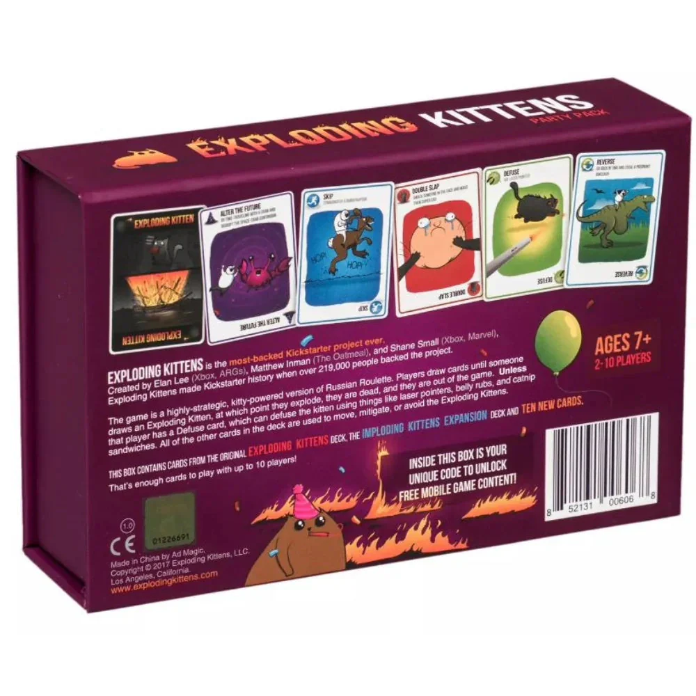 Exploding Kittens Party Pack Party Game - Image 3