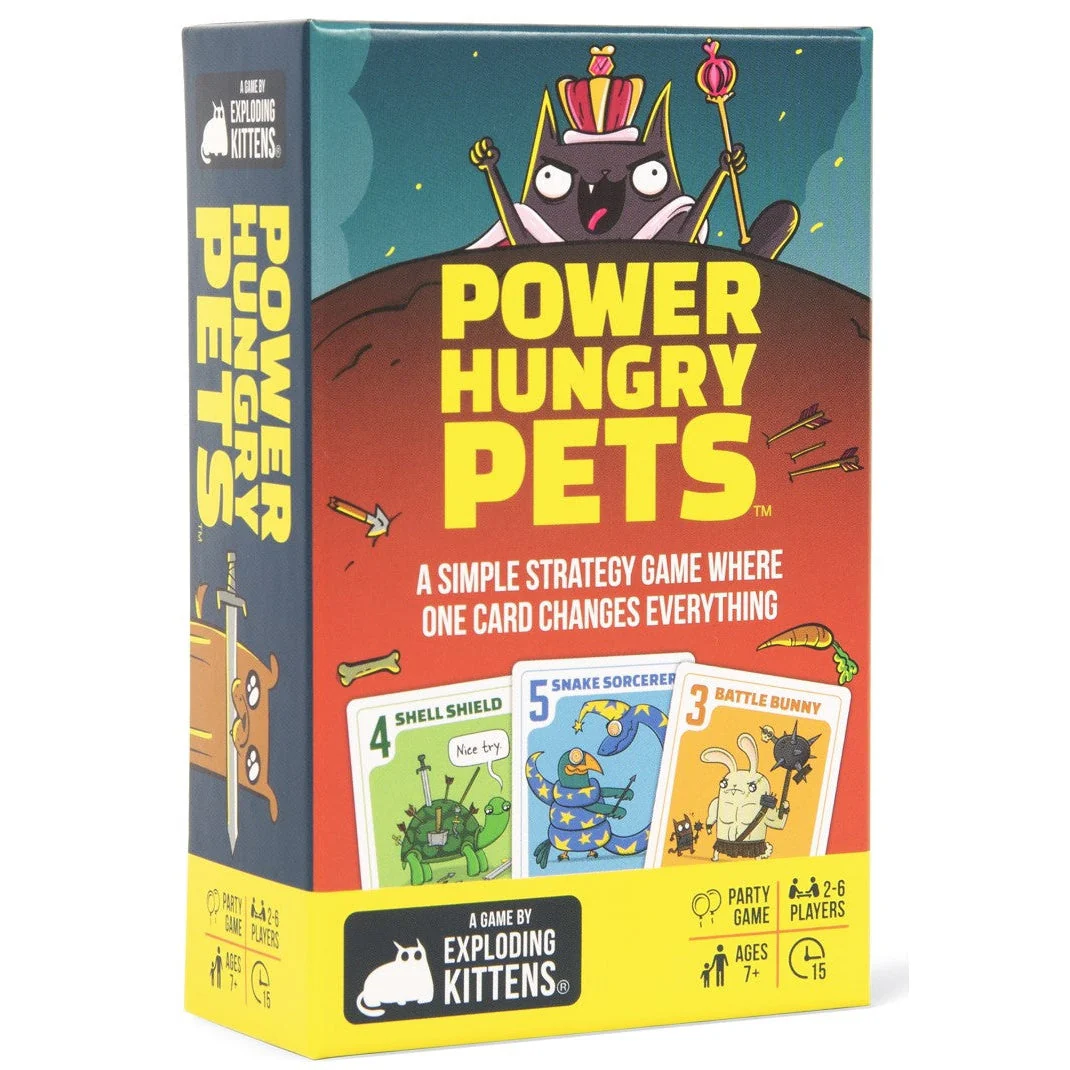 Exploding Kittens Power Hungry Pets Small Box By Exploding Kittens Game - Image 2