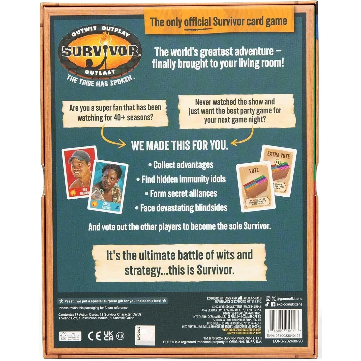 Exploding Kittens Survivor The Tribe Has Spoken By Exploding Kittens Game - Image 4