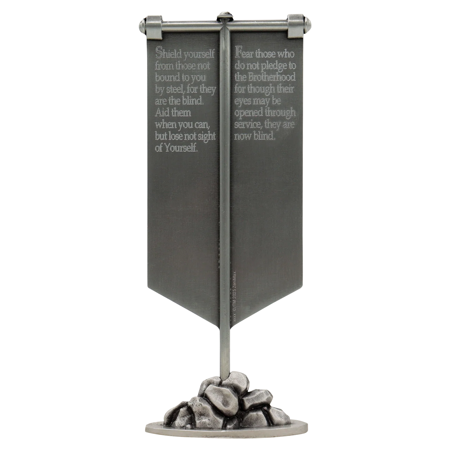 Fanattik Limited Edition Fallout Brotherhood of Steel Metal Banner - Image 3