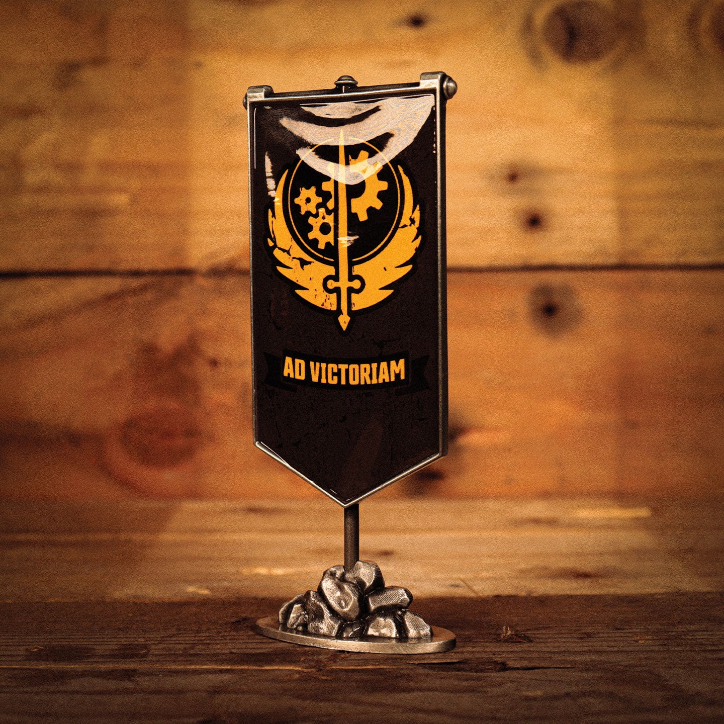 Fanattik Limited Edition Fallout Brotherhood of Steel Metal Banner - Image 4