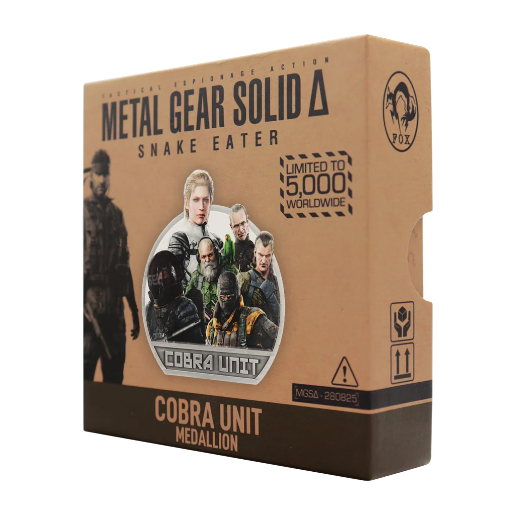 Fanattik Limited Edition Metal Gear Solid Delta Cobra Unit Medallion - Image 4