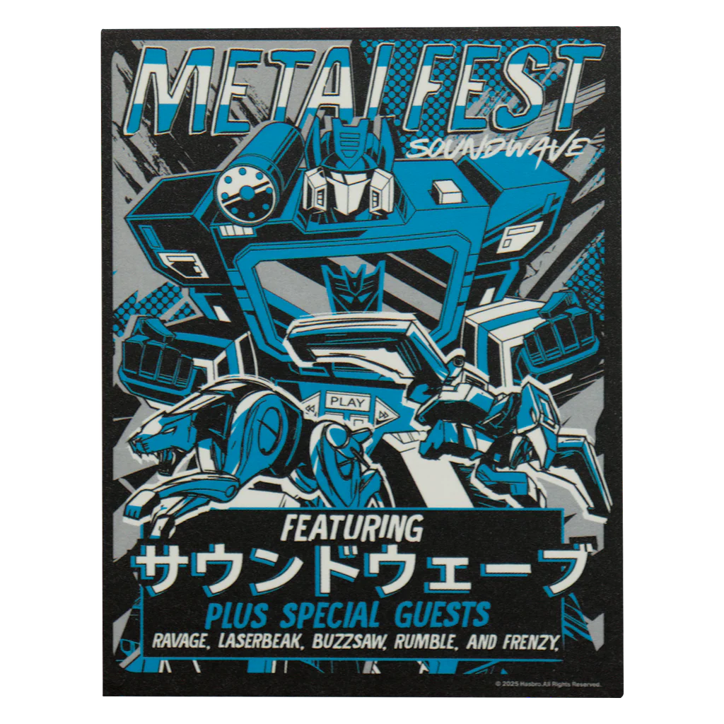 Fanattik Limited Edition Transformers Replica Soundwave Cassette Tape - Image 5