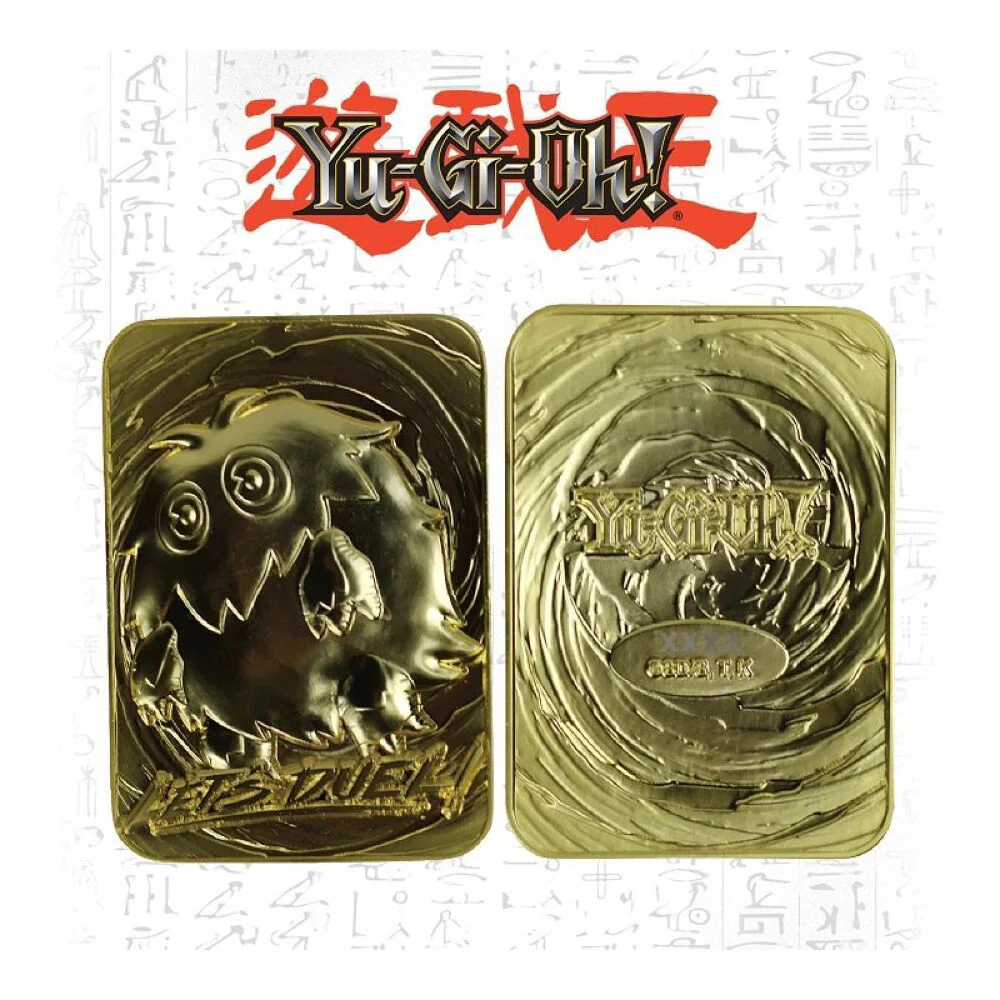 Fanattik Yu-Gi-Oh Kuriboh 24K Gold Plated Metal Card Limited Ed Display - Image 2