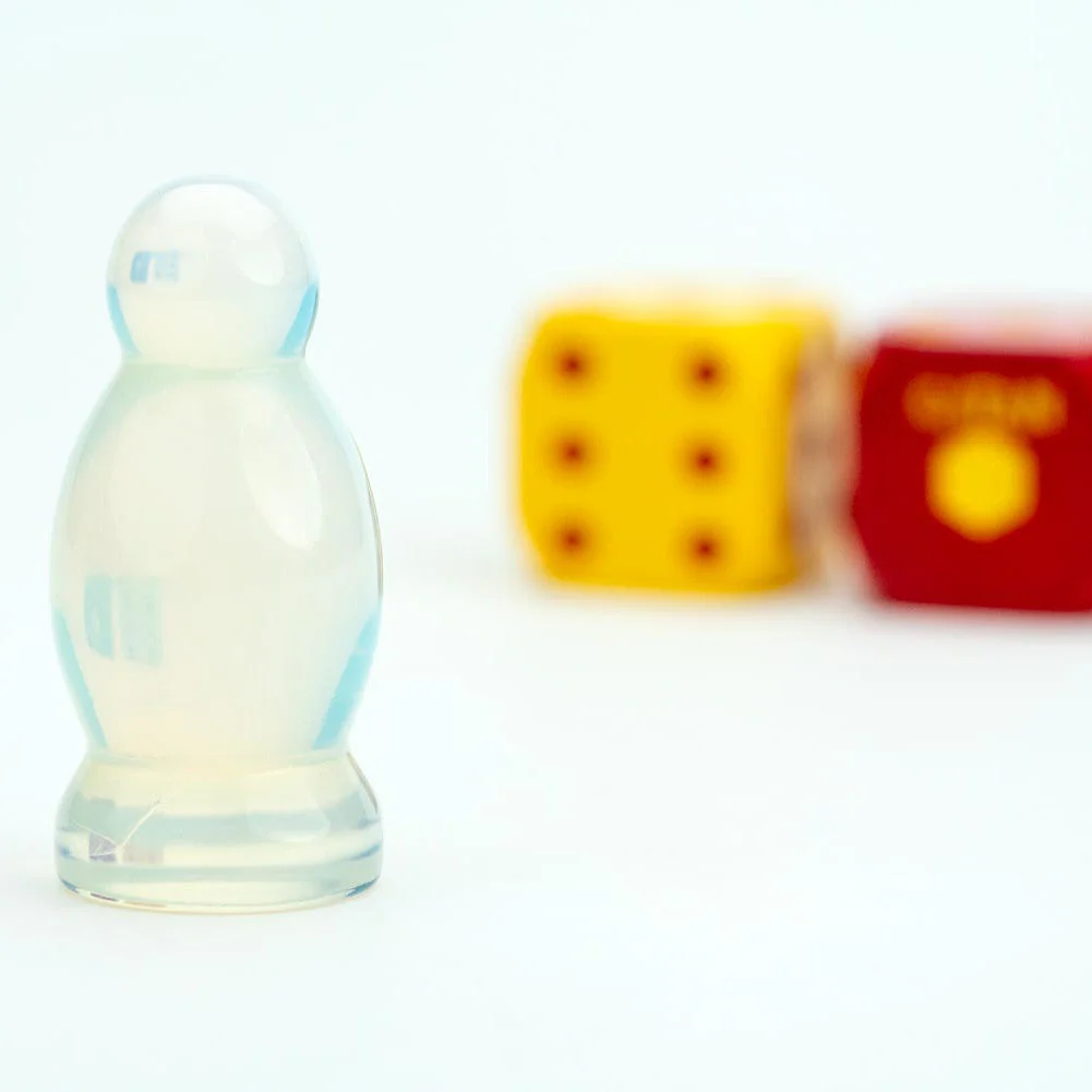 Fanroll By Metallic Dice Games MDG CATAN Premium Robber and Metal Dice Set Opalite - Image 3