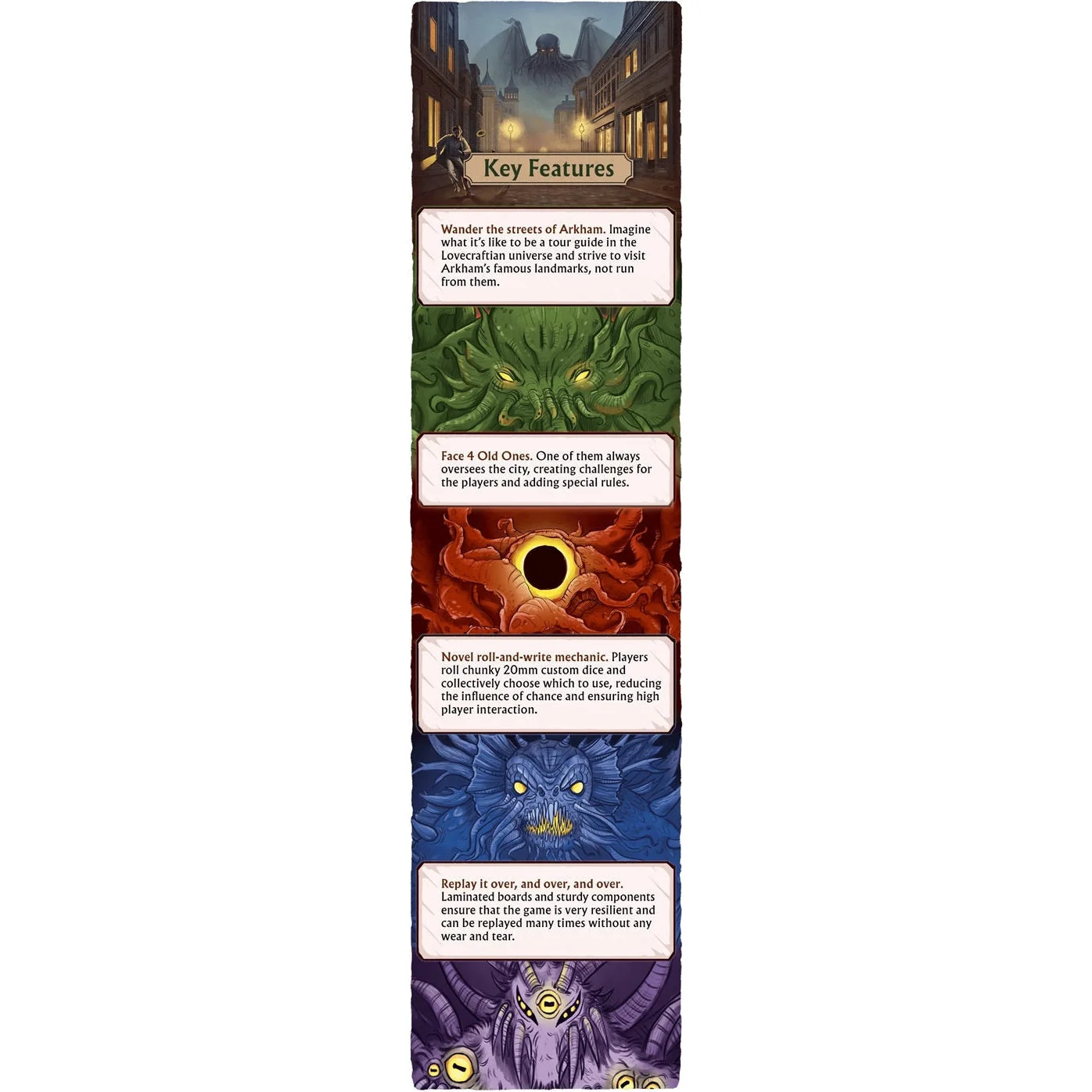 Fantasy Flight Games Arkham Travel Guide: a Route Charting Game Board Game - Image 4
