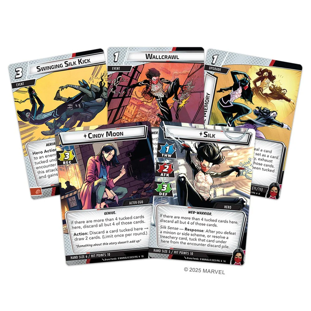 Fantasy Flight Games Marvel Champions: The Card Game Silk Hero Pack Board Game - Image 2