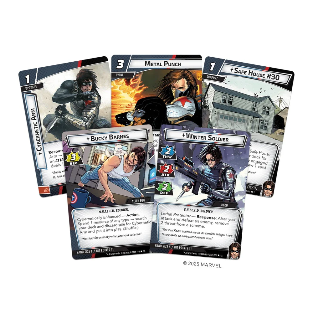 Fantasy Flight Games Marvel Champions: The Card Game Winter Soldier Hero Pack Board Game - Image 2