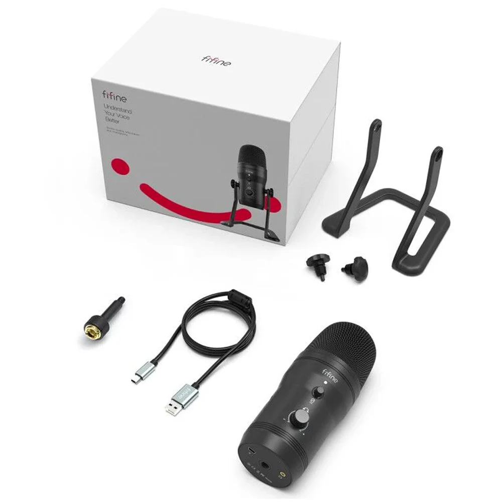 Fifine K690 Cardioid USB Microphone – PC/Mac - Image 2