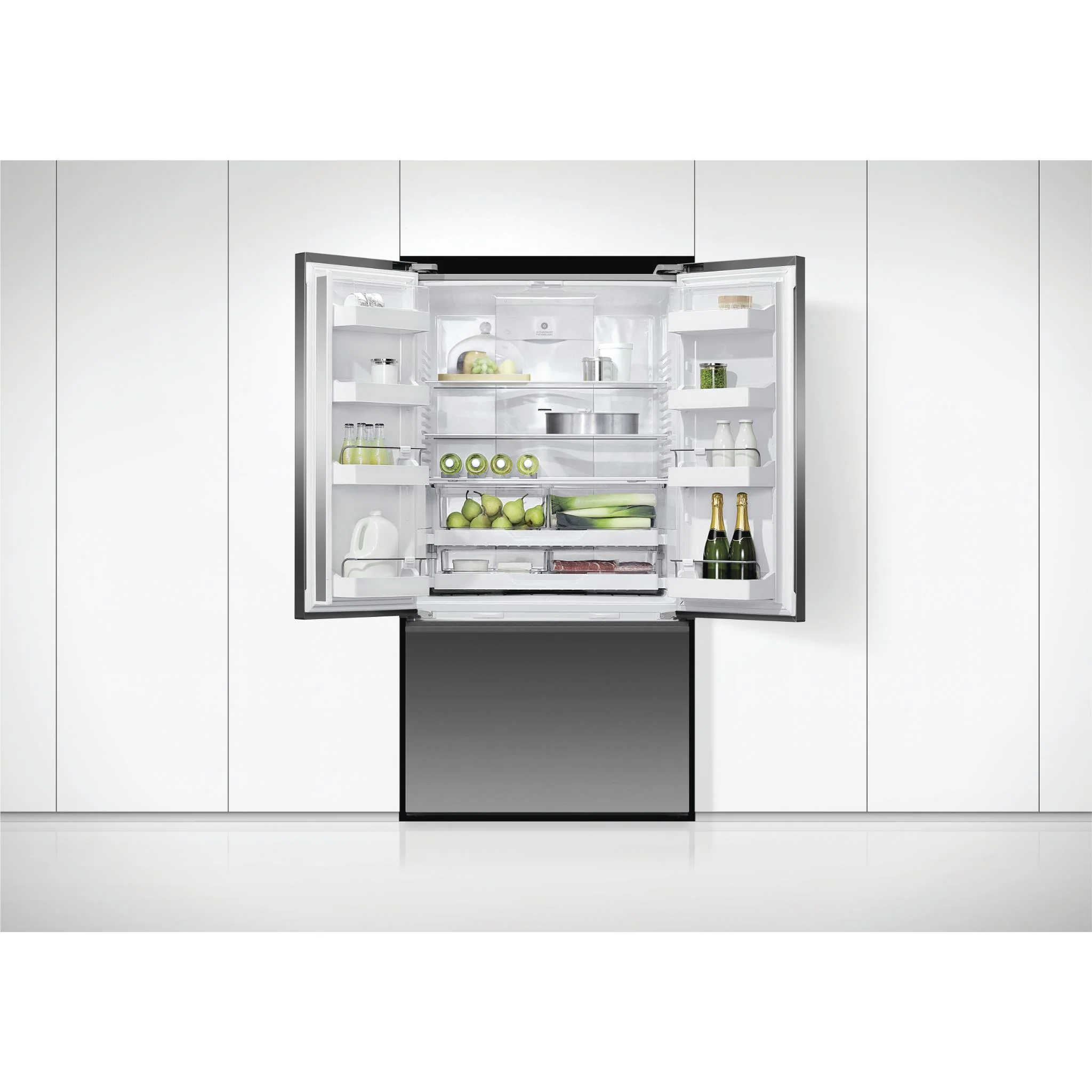 Fisher & Paykel RF610ANUB5 569L French Door Fridge (Black Stainless Steel) - Image 3