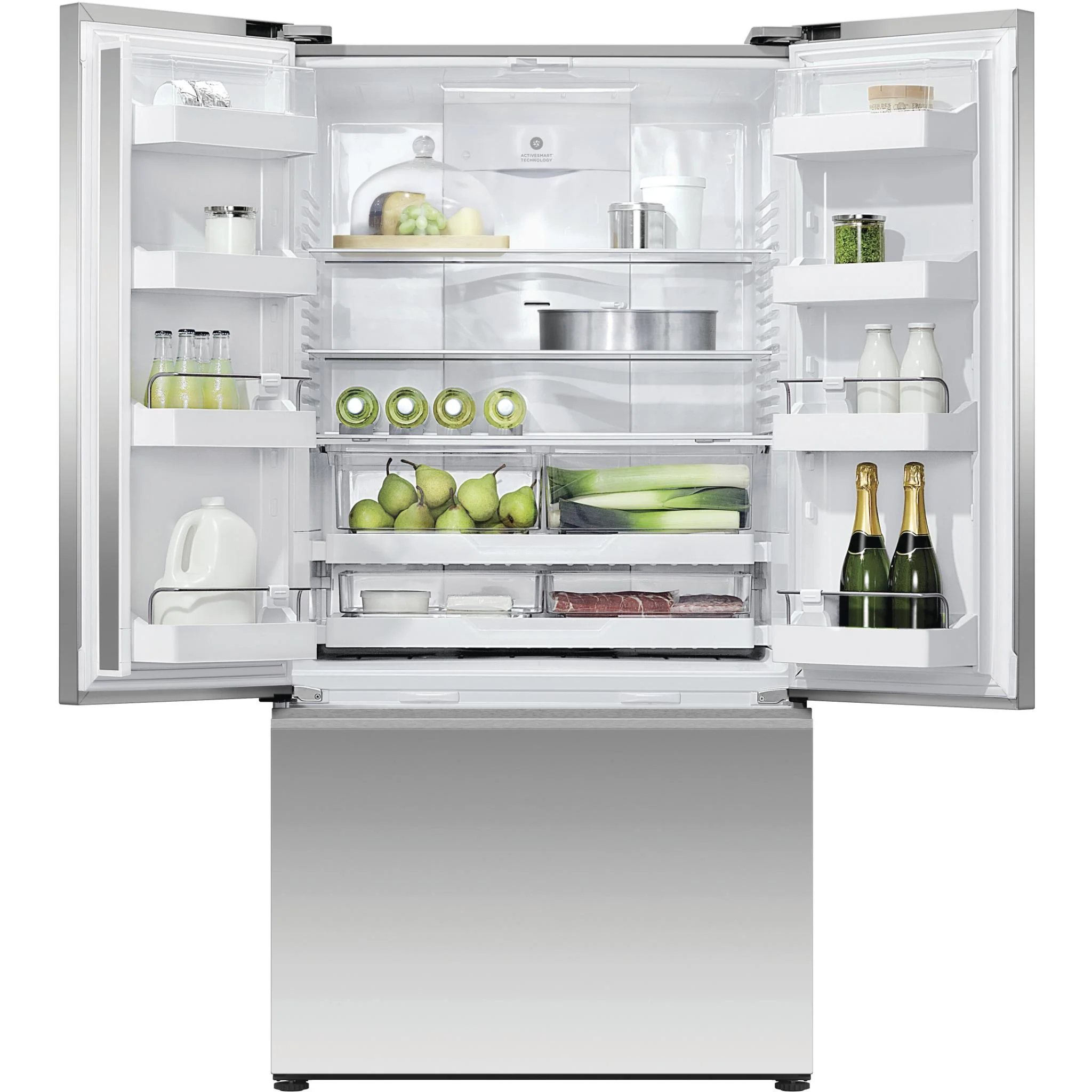 Fisher & Paykel RF610ANUX5 569L French Door Fridge (Stainless Steel) - Image 3