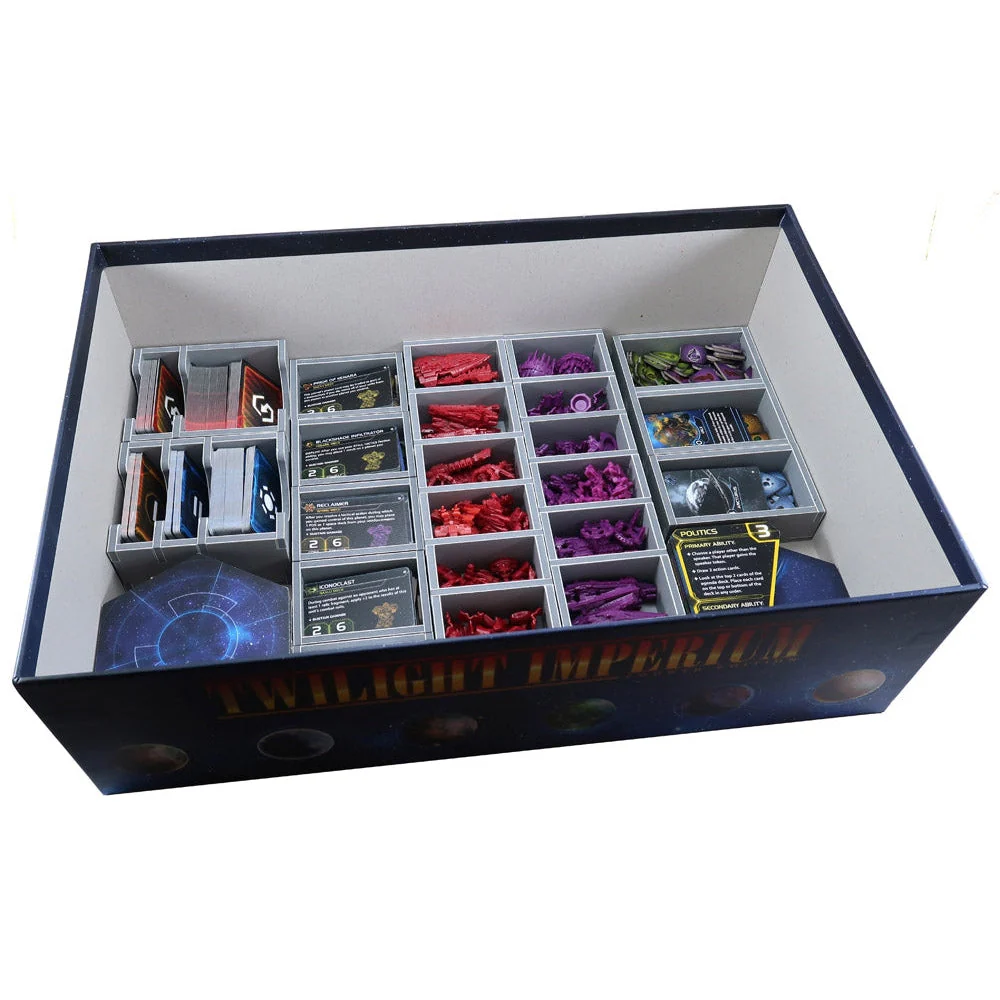 Folded Space Game Inserts - Twilight Imperium Prophecy of Kings Expansion to be added to FS-TI4 Main Insert - Image 2