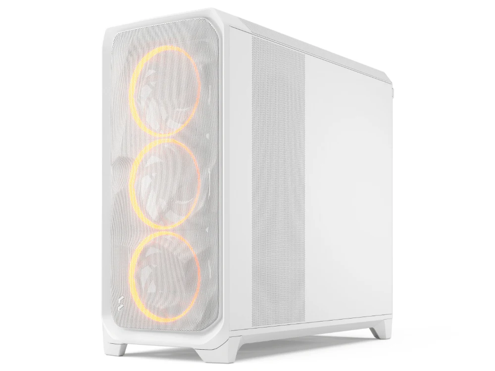 Fractal Design Meshify 3 XL Full-Tower Case - White RGB TG Clear Tint - Image 5