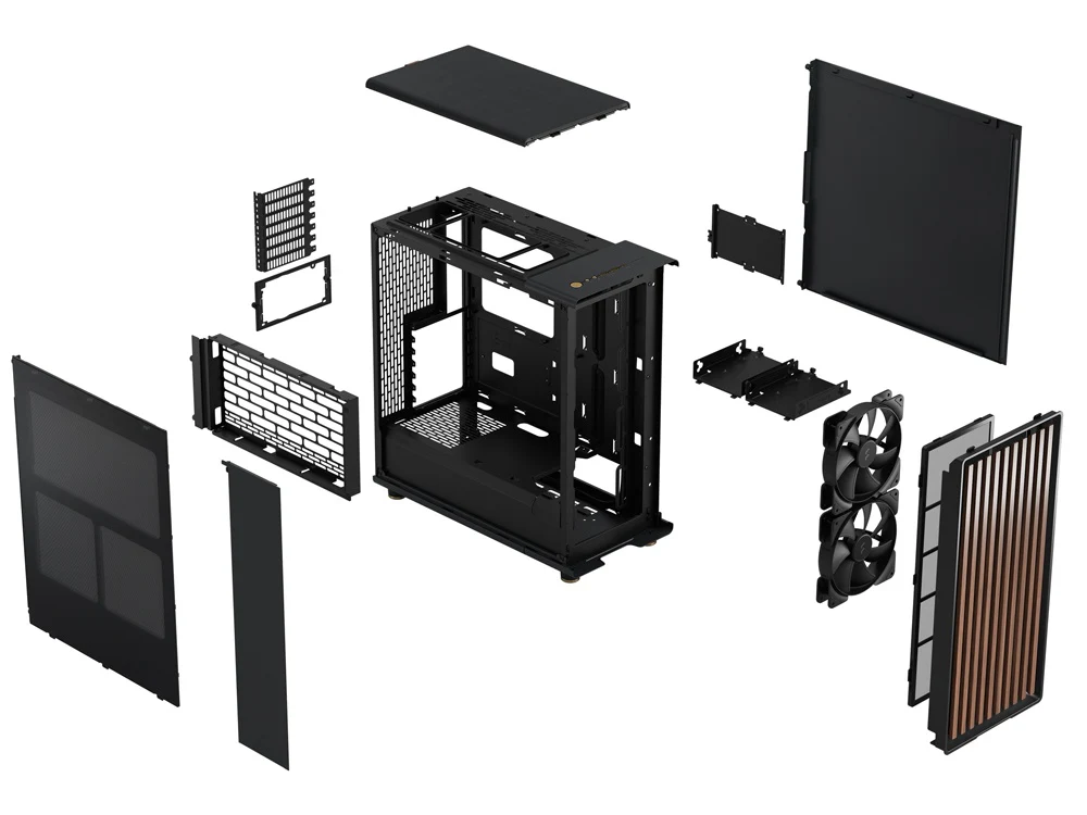 Fractal Design North Mid-Tower Case - Charcoal Black (Mesh) - Image 4