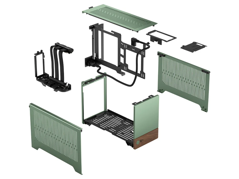 Fractal Design Terra SFF Mini-ITX Gaming Case - Jade - Image 5